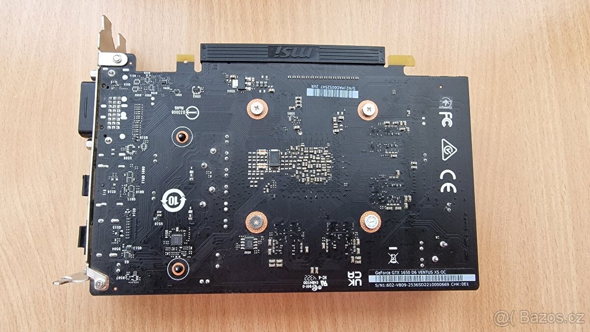 MSI GeForce GTX 1650 VENTUS XS 4G OC - 2