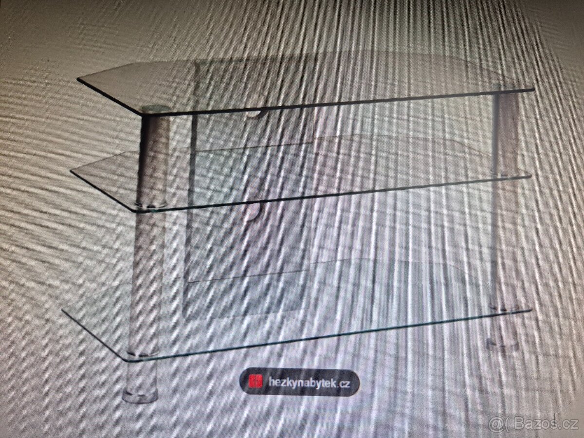 TV stolek skleněný zdarma za odvoz - 2