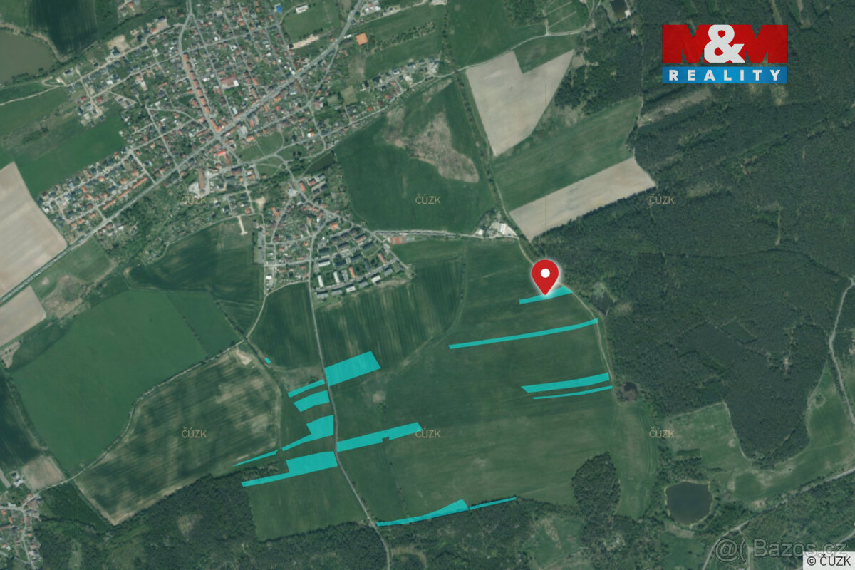 Prodej pole, 76433 m², Líně - 2
