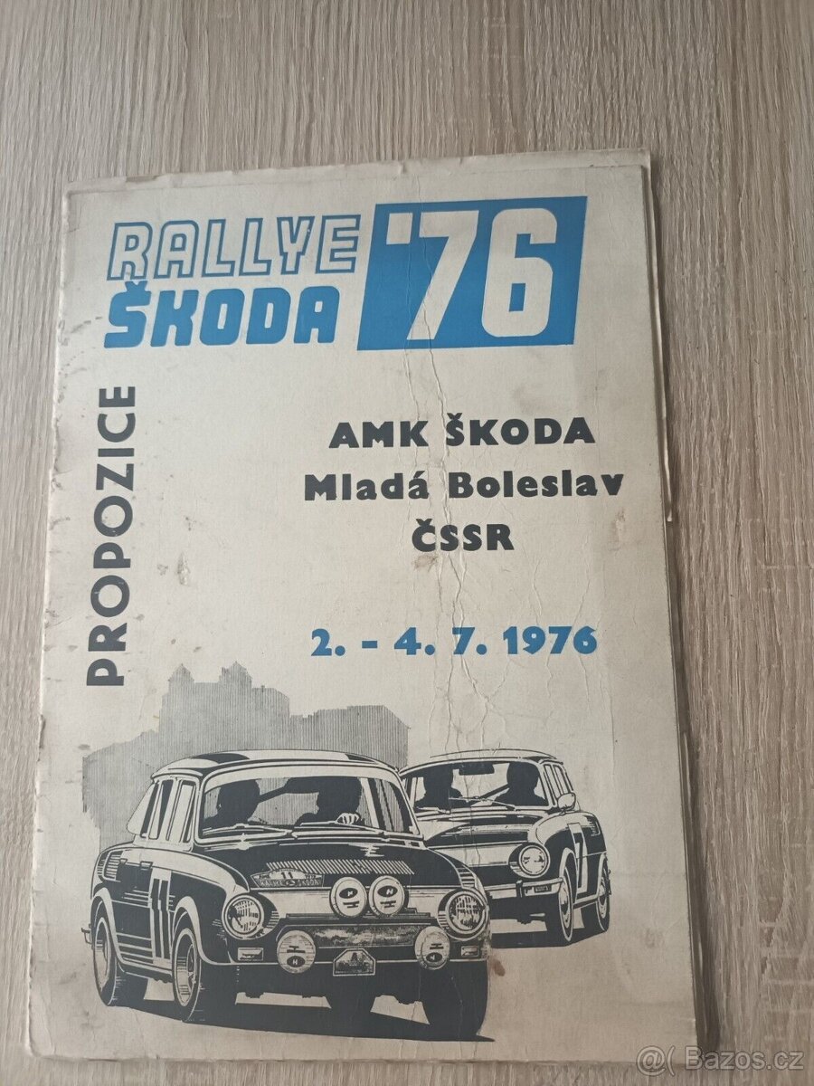Škoda Prospekty,Programy Rallye 75,76,81,82 - 2