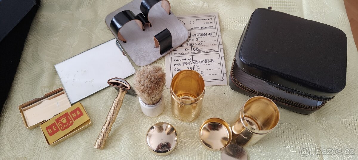 Cestovní holicí sada retro - 2