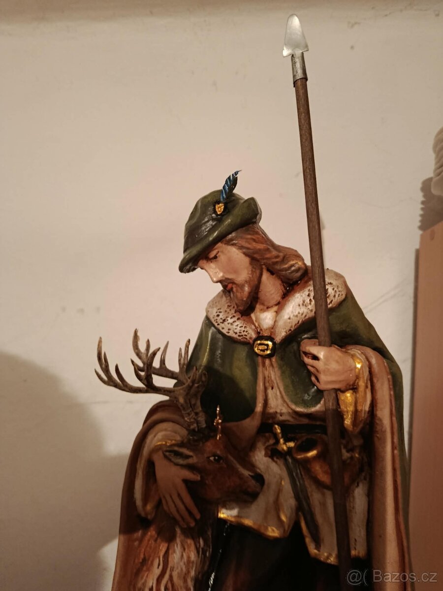 Socha Sv.Hubert za 2760,-kč - 2