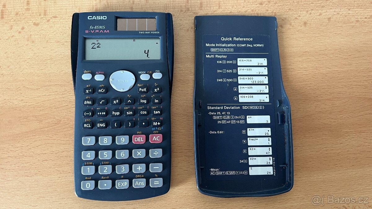 Vědecká kalkulačka CASIO - 2