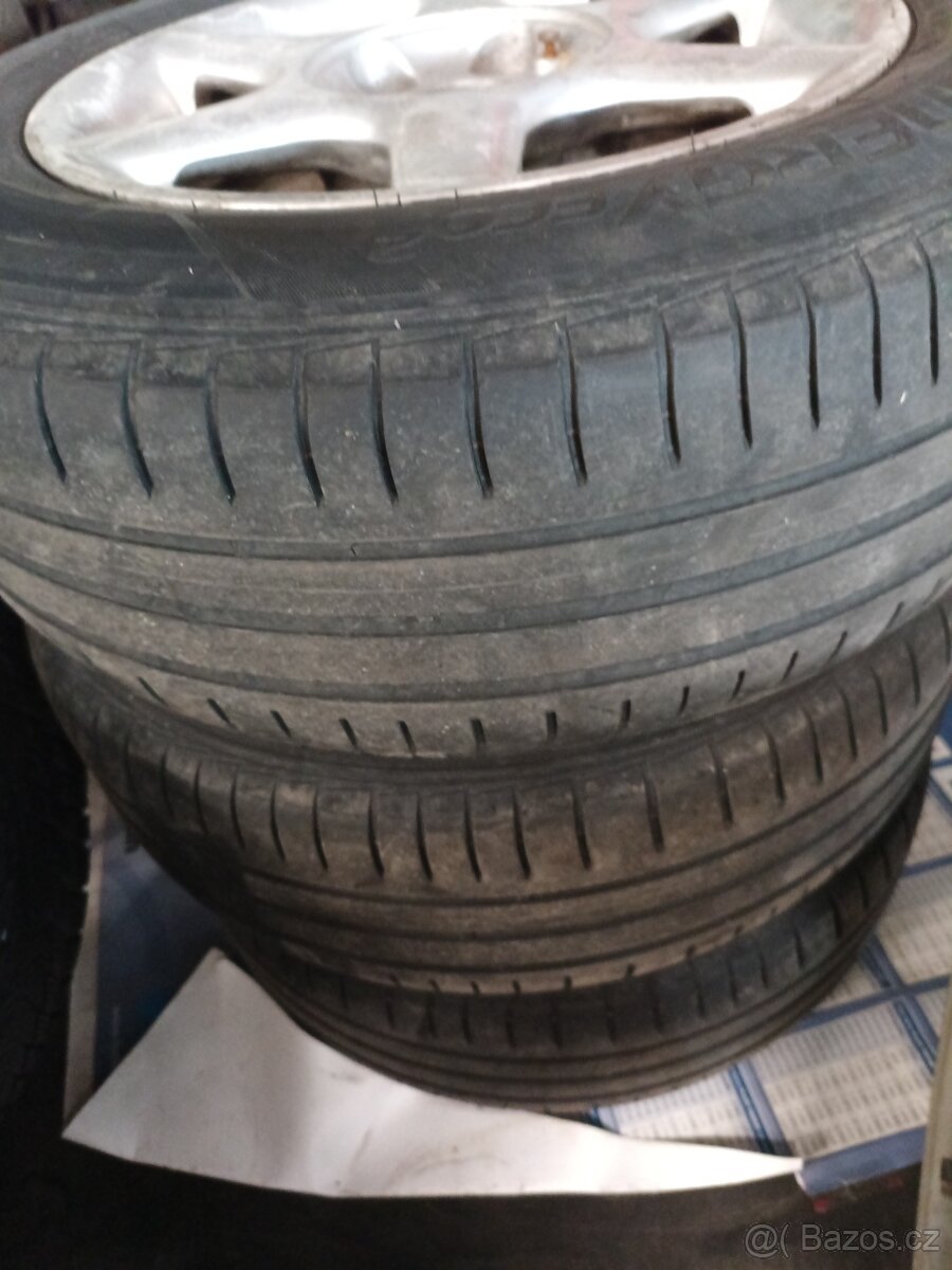 5x112 sada s pneu 195/65 R15 - 2
