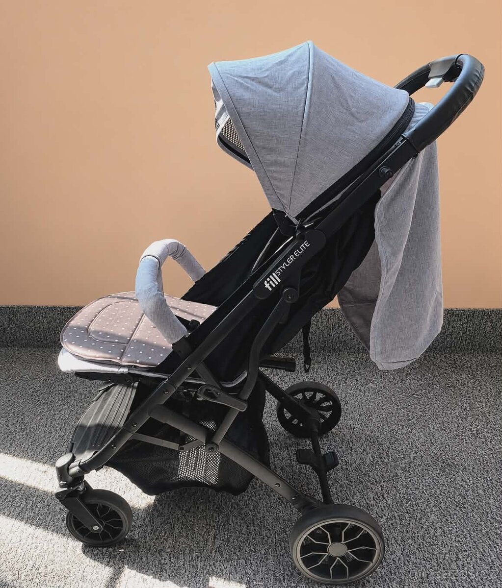 Kočárek FILLIKID Styler Elite, lightgrey - 2