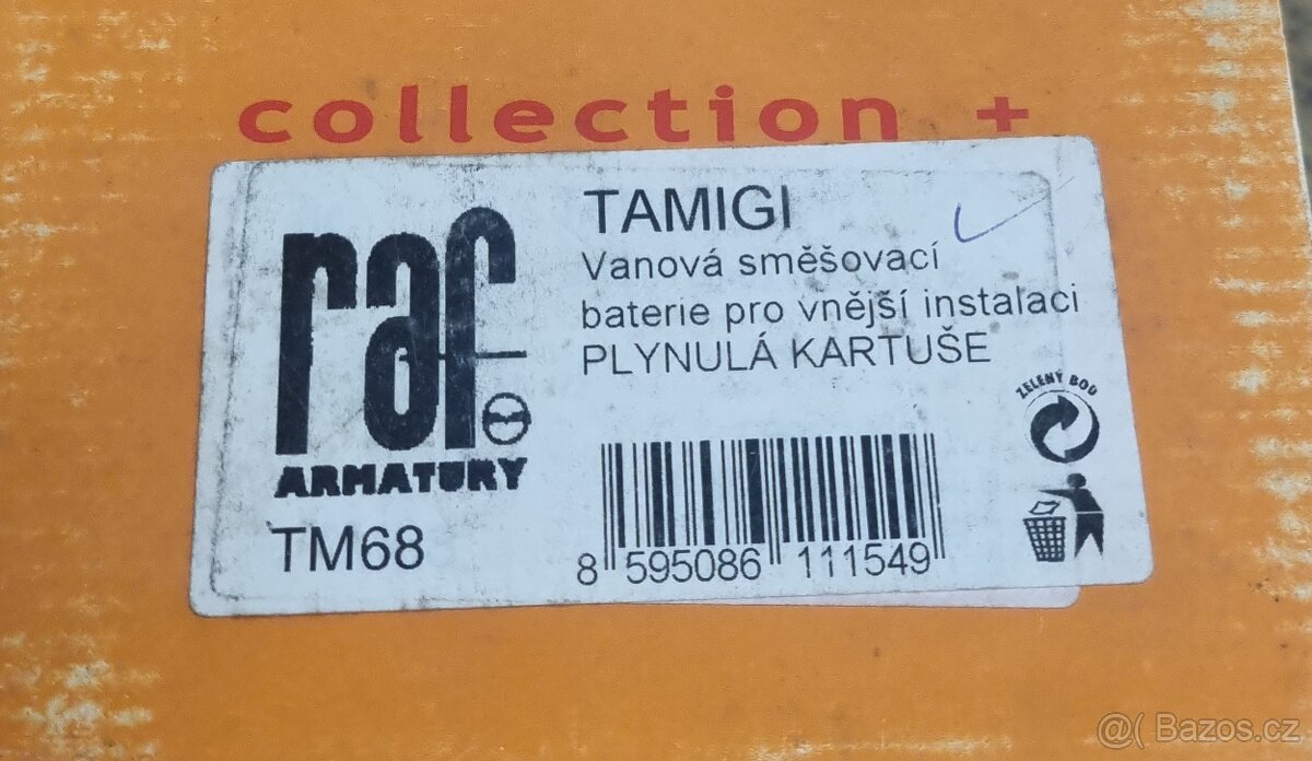 Vanová stojánková baterie Tamigi Raf - 2
