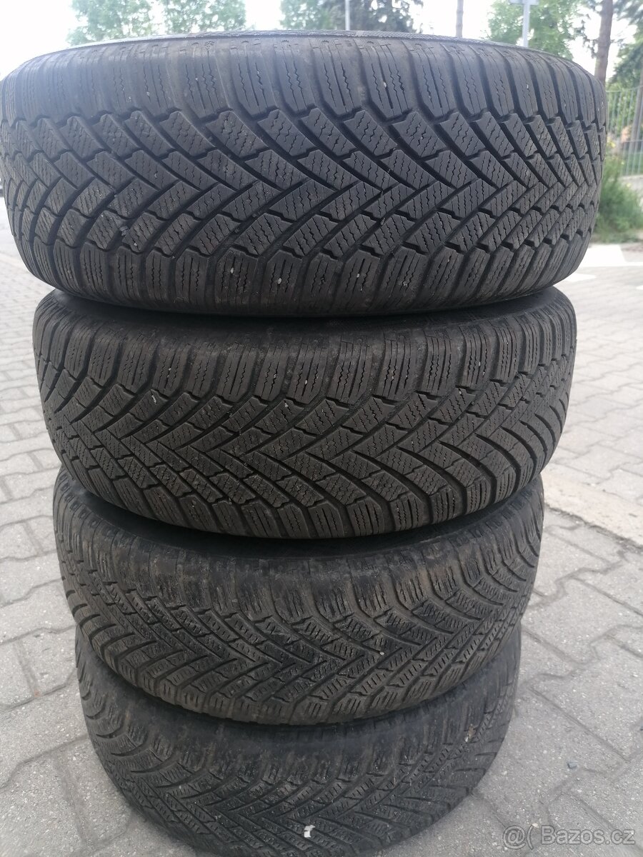 Litá kola+ zimní pneu 195/60 R15 - 2