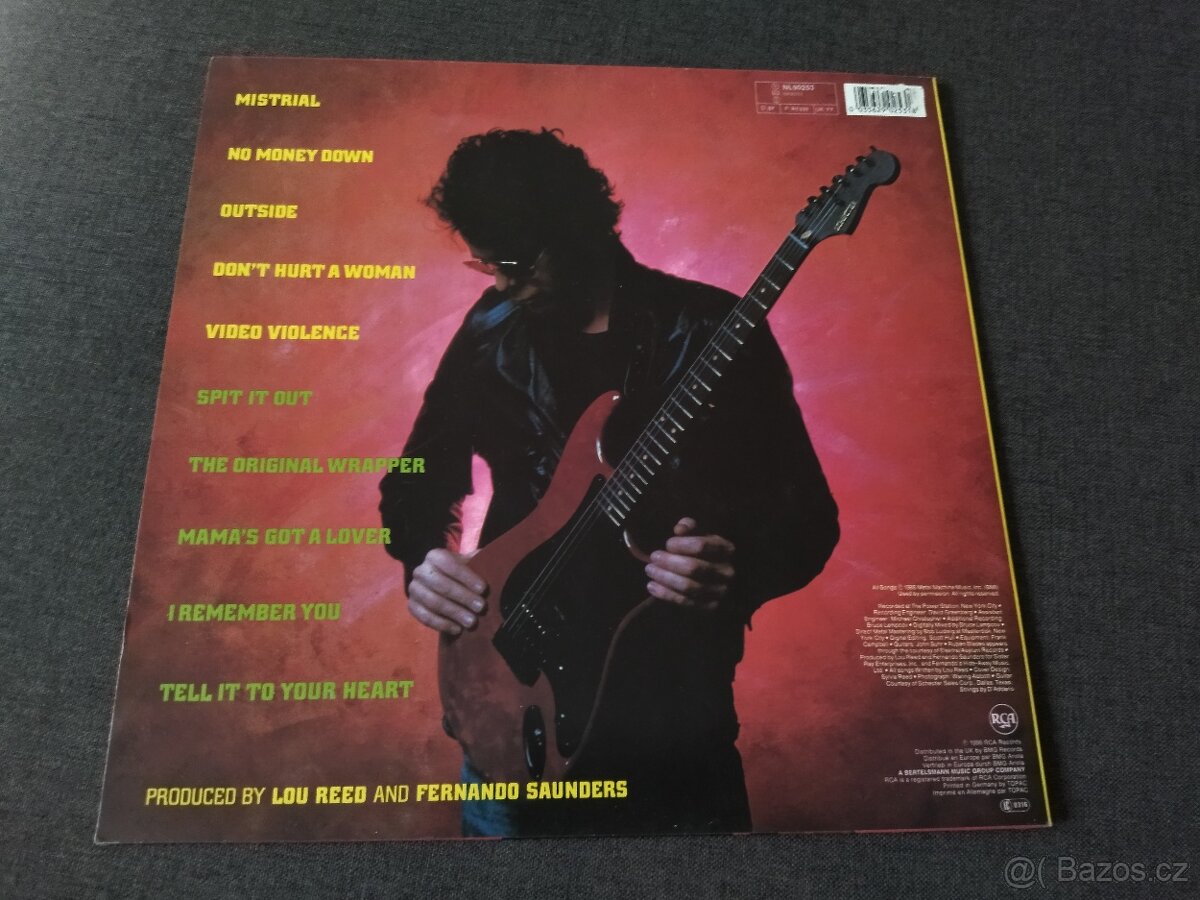 LP - Lou REED - Mistral - kat.č. NL90253 - 2