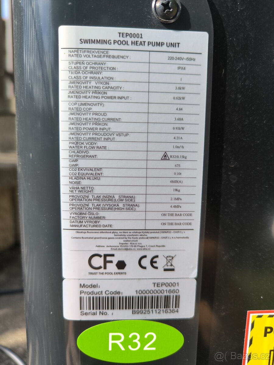 Tepelné čerpadlo CF 3kW - 2