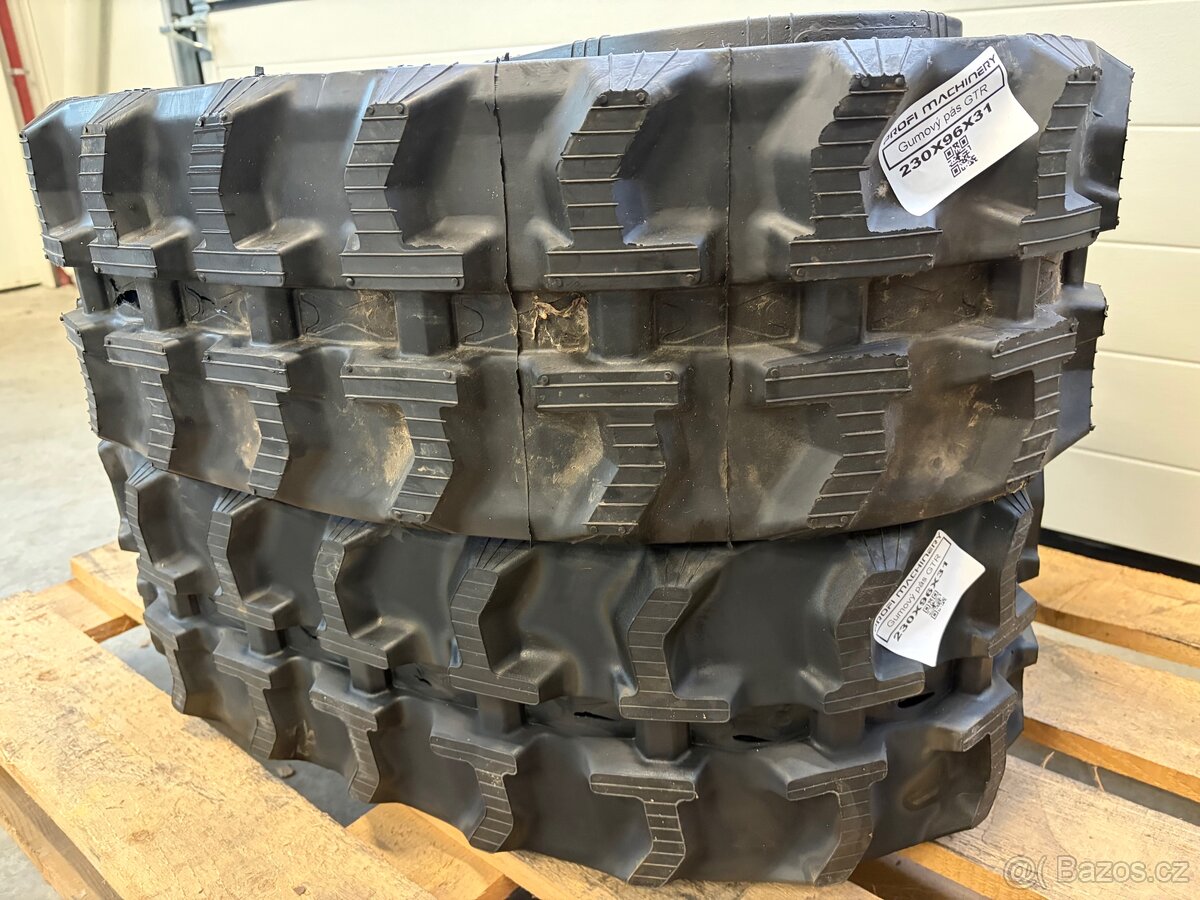 Gumové pásy GTR 230X96X31 - 2