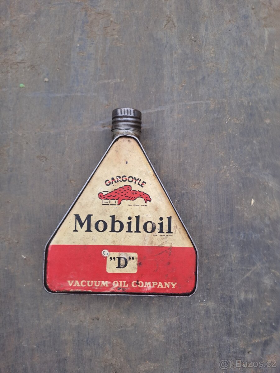 Plechovka Mobiloil - 2