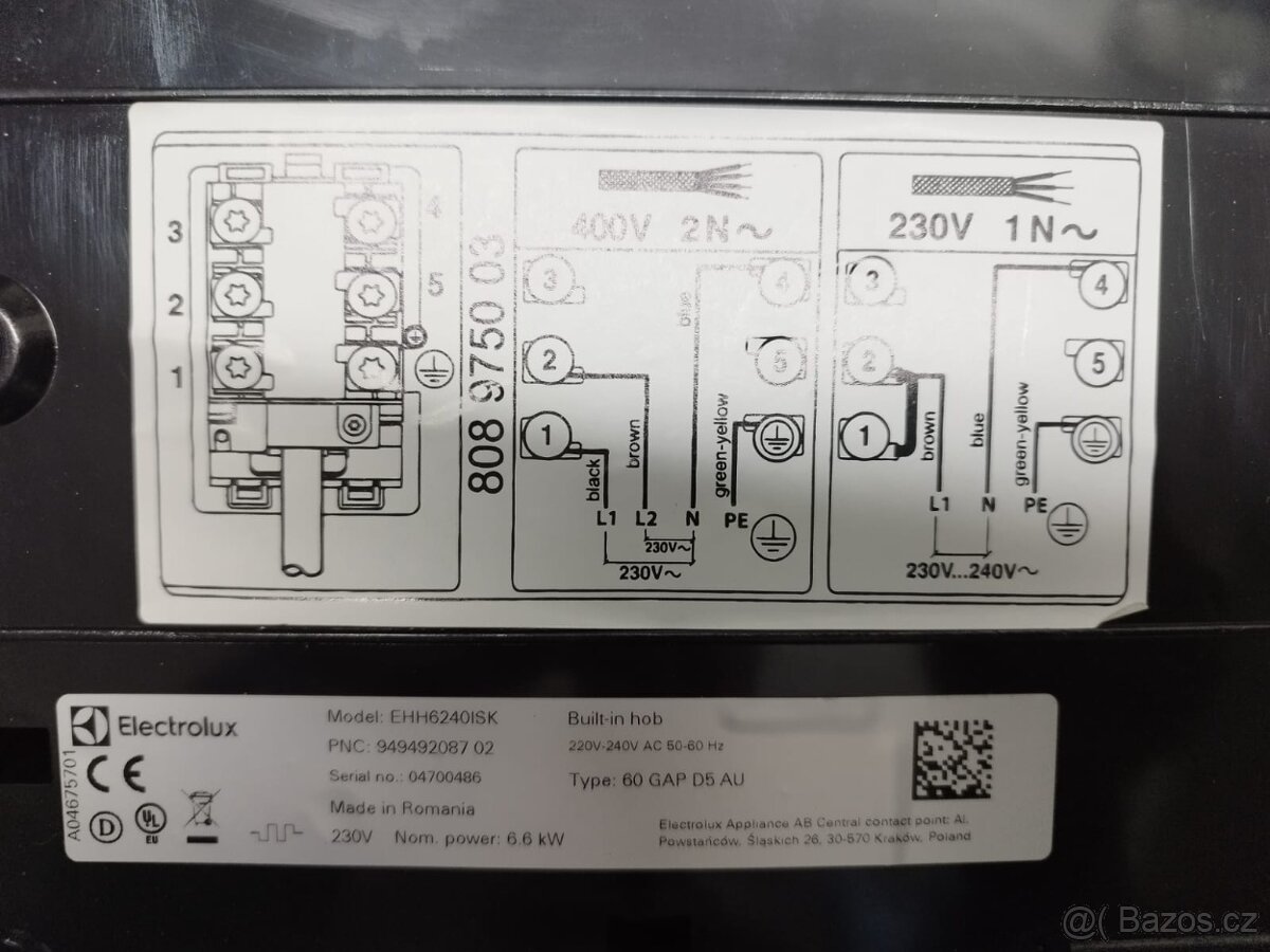 Indukční deska Electrolux - 2