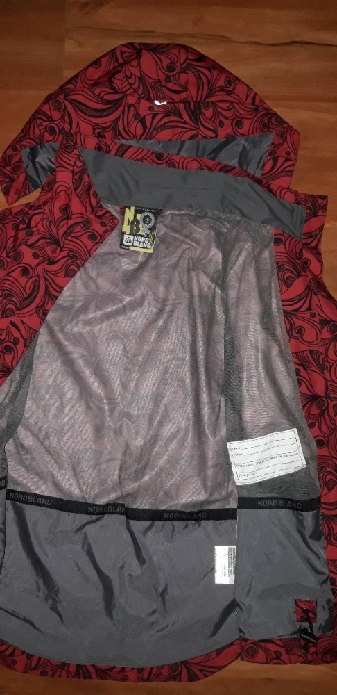 Nordblanc dívčí červená lehká bunda s podšívkou, vel.170-176 - 2