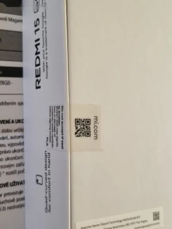 Xiaomi Redmi 15 5G, 4GB RAM 128GB, nový, nerozb. - 2