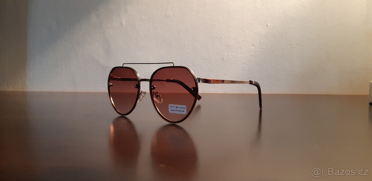Tommy Hilfiger unisex kovové sluneční brýle, letky Nové - 2
