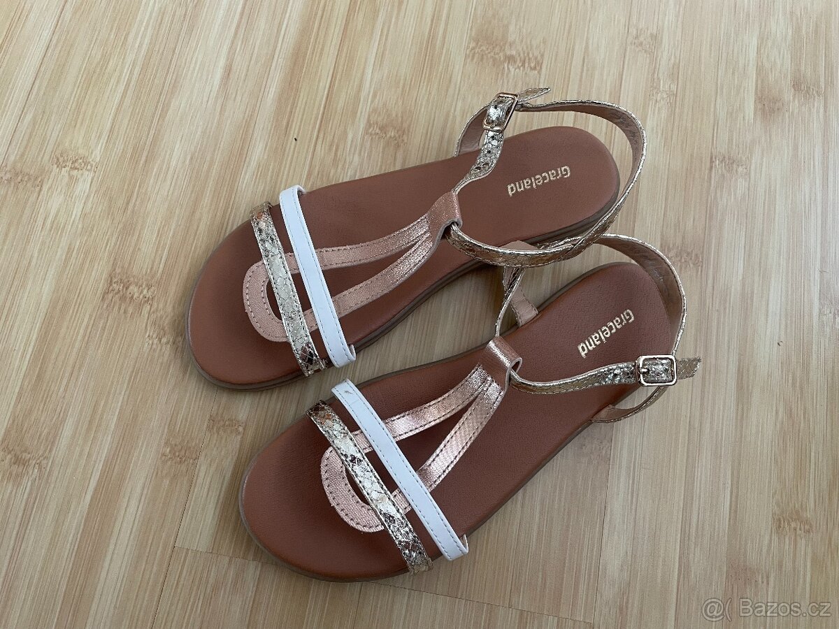 Dívčí sandály zn. Graceland - vel. 35 - 2