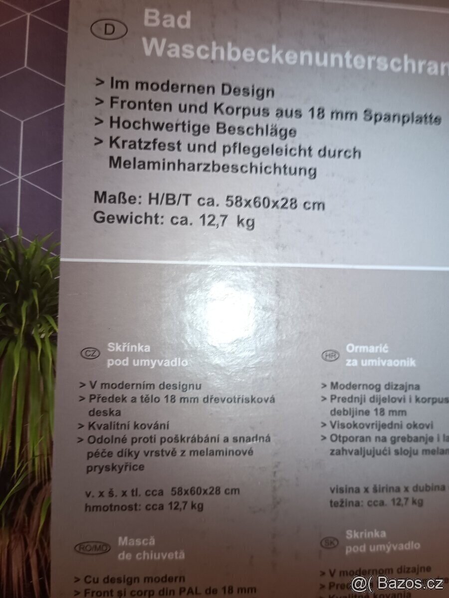 Skříňka pod umyvadlo - 2