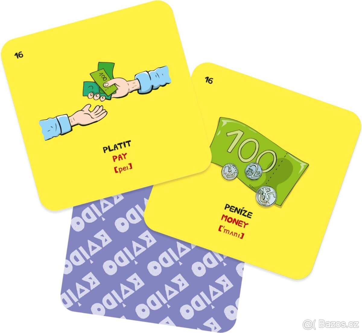 Kvído Chytré pexeso - Angličtina - Předměty - 2