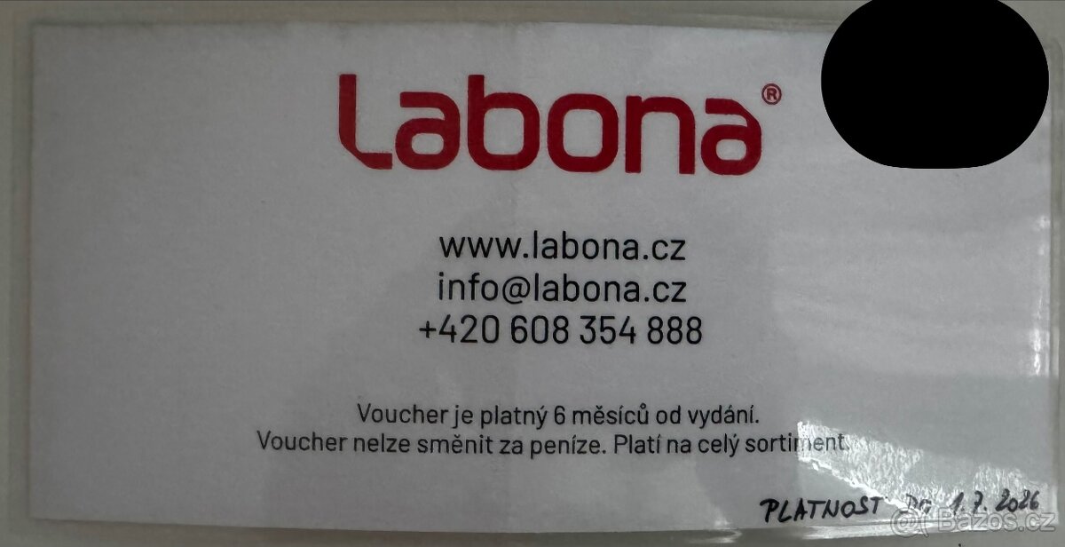 Poukázka Labona - stínění - 2