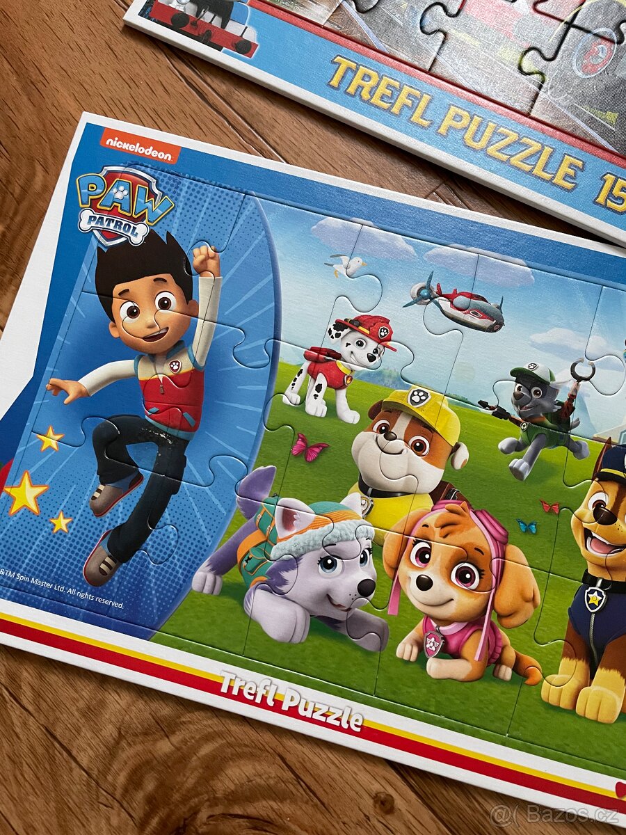 Dvoje puzzle jako nové - 2