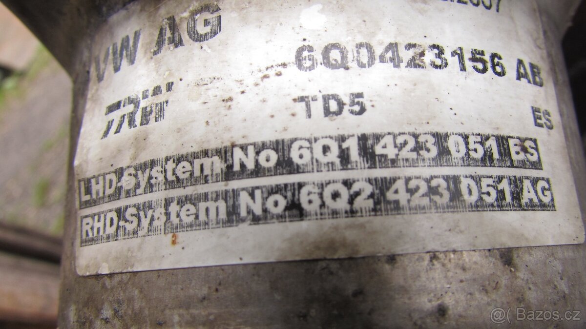 Servocerpadlo elektricke 6Q0423156AB TRW koncern - 2