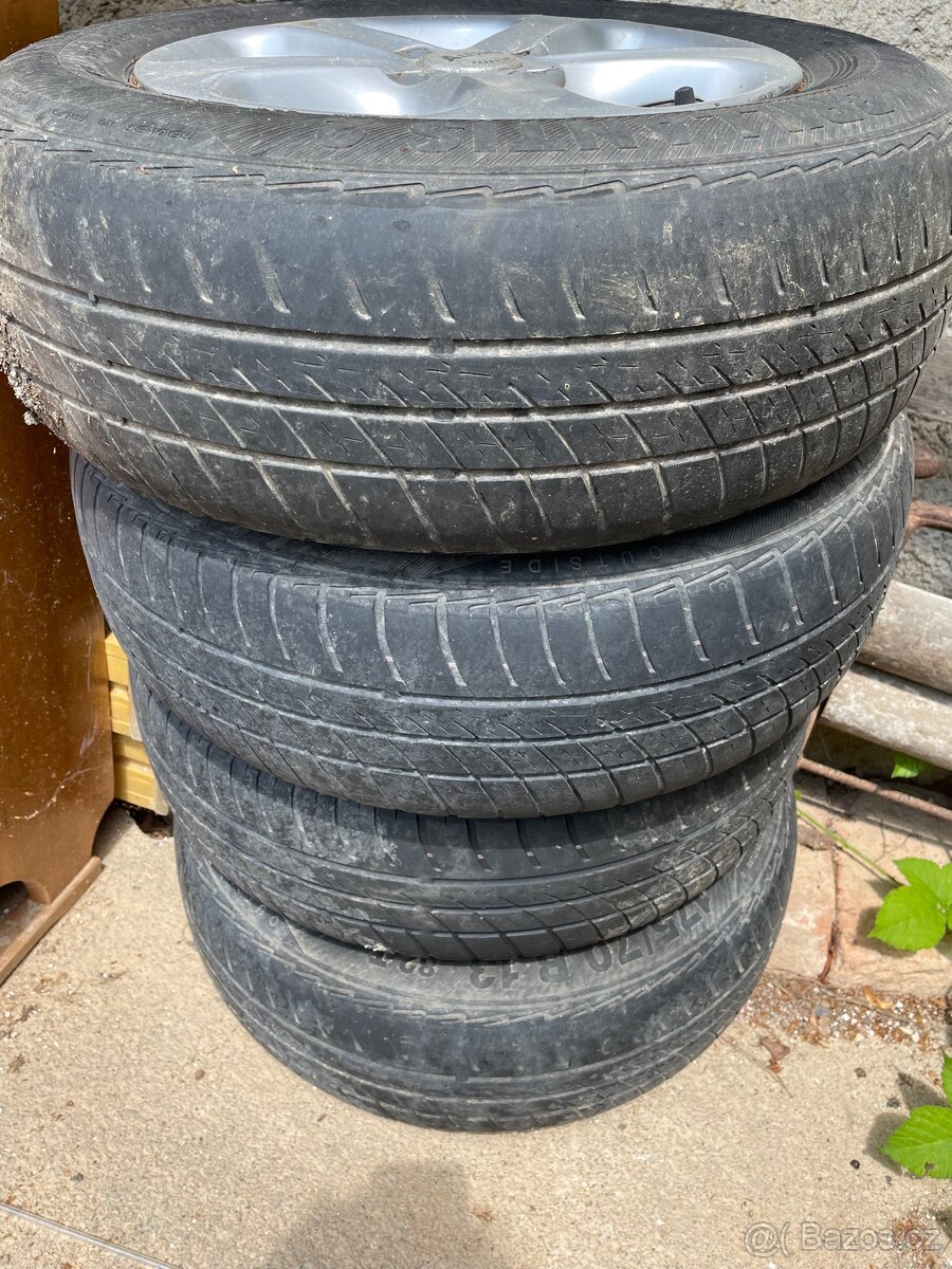 ALU disky s pneu R13 175/70 - 2