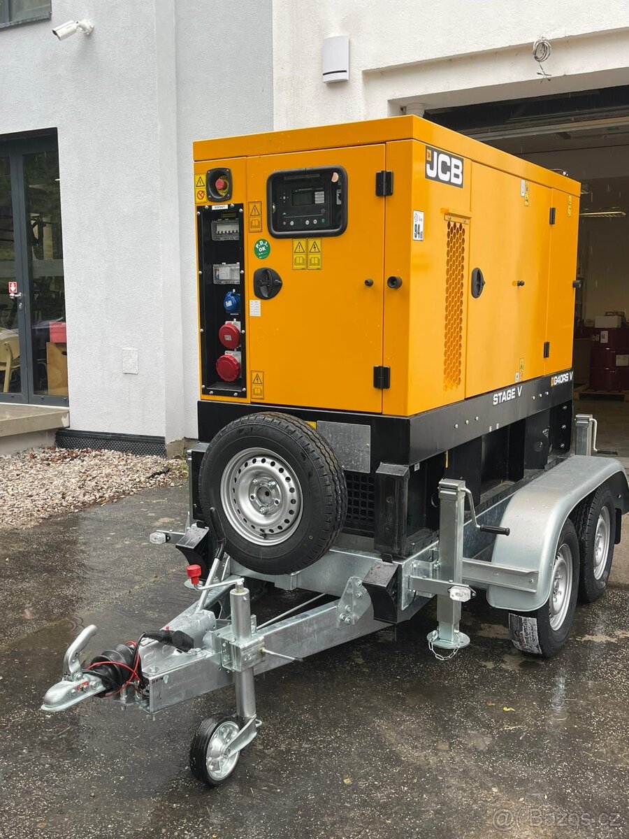 Elektrocentrála JCB G40RS kV - Stage V - půjčovna - 2