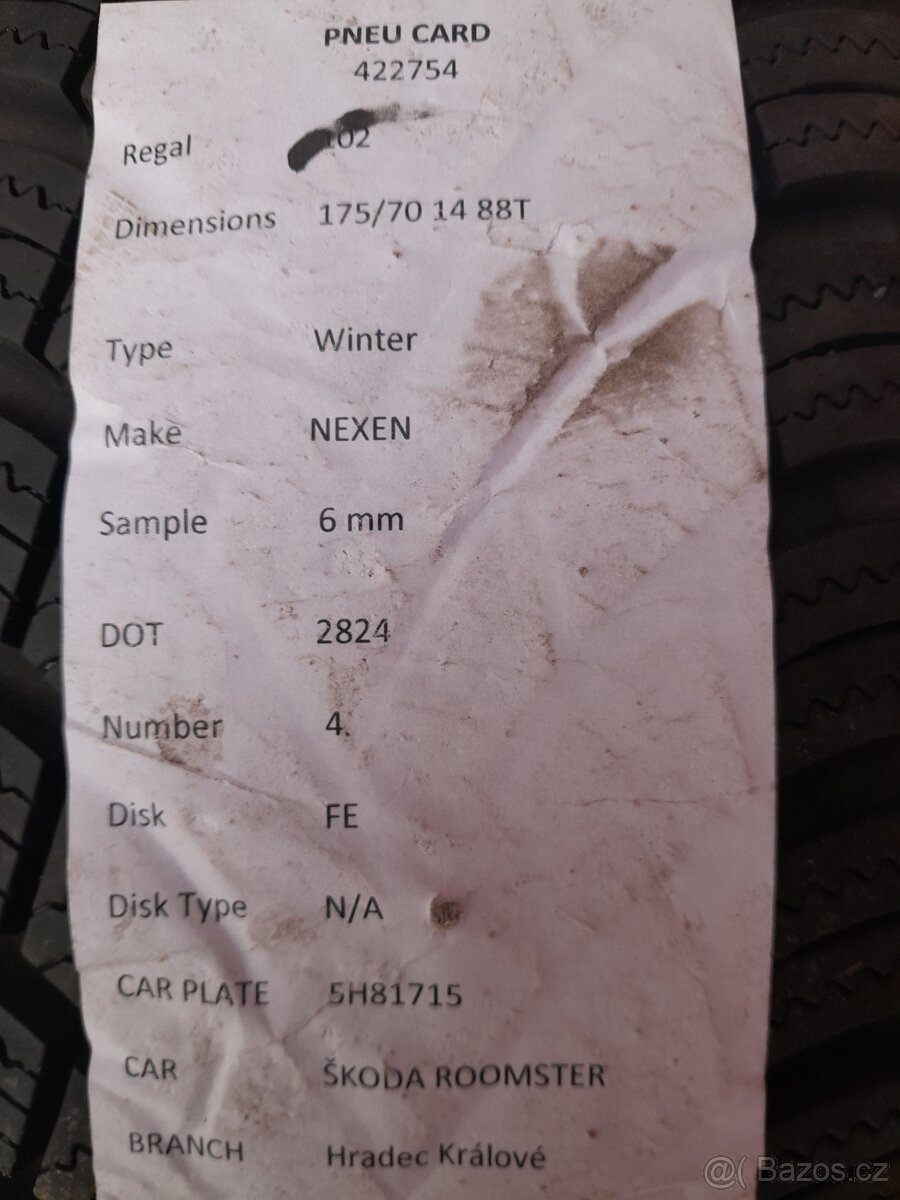 175/70 R14, NOVÉ zimní pneu - 2