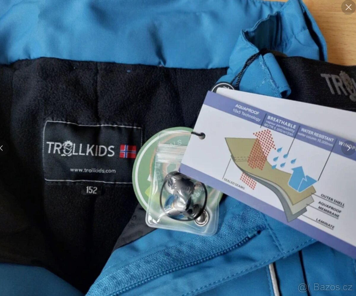 Nové zimní lyžařské kalhoty, oteplováky, slim fit, 152 - 2