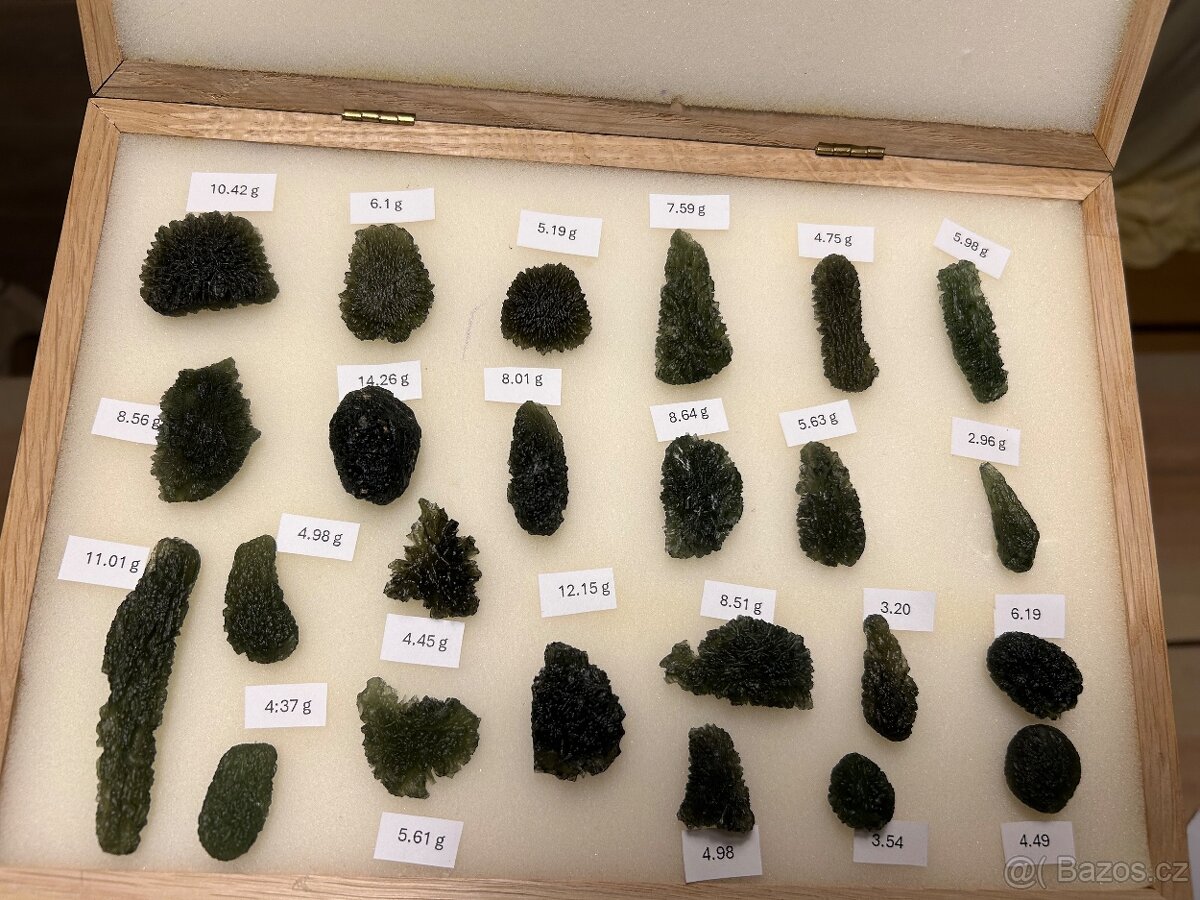 Prodám sbírku vltavínů, krásný kousky - 2