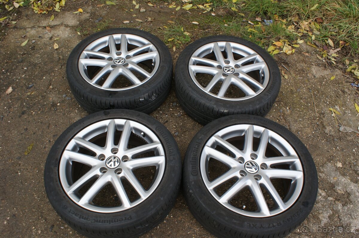 pekna VW original alu kola 5x112 take Audi Seat Skoda s pneu - 2