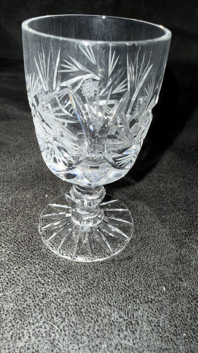 Broušené skleničky-panaky - 2