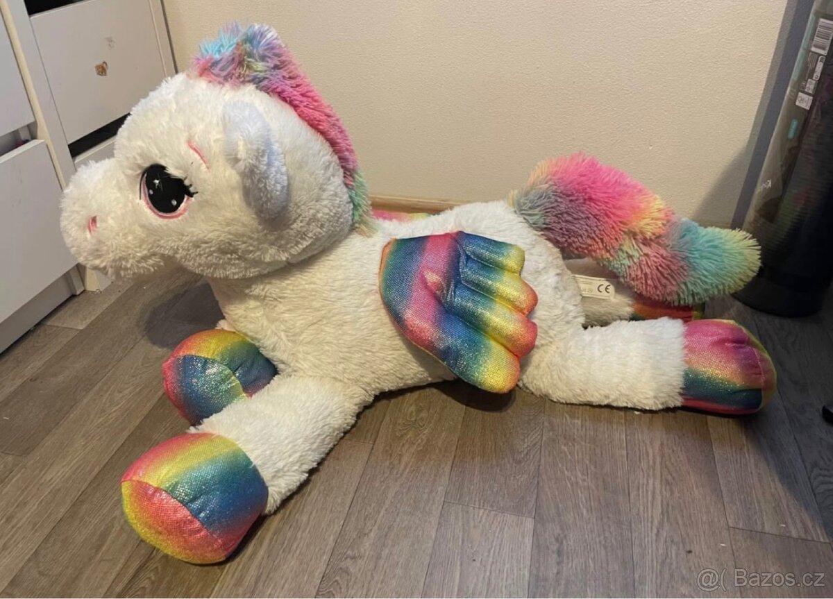Plyšový jednorožec 80 cm - 2