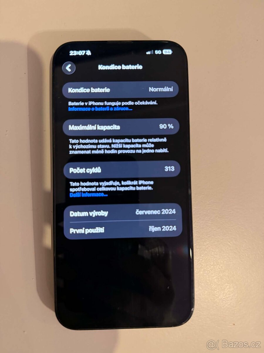 IPhone 15 pro max 256gb modrý - 2