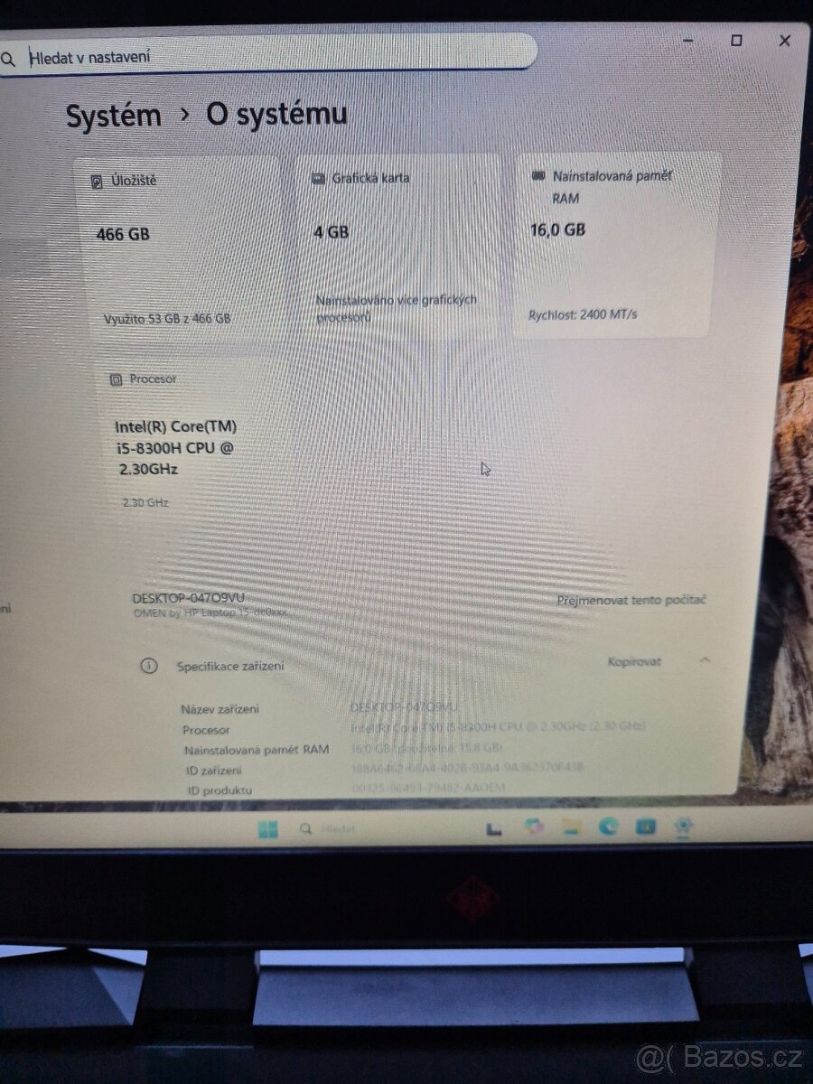 Herní notebook HP Omen - 2