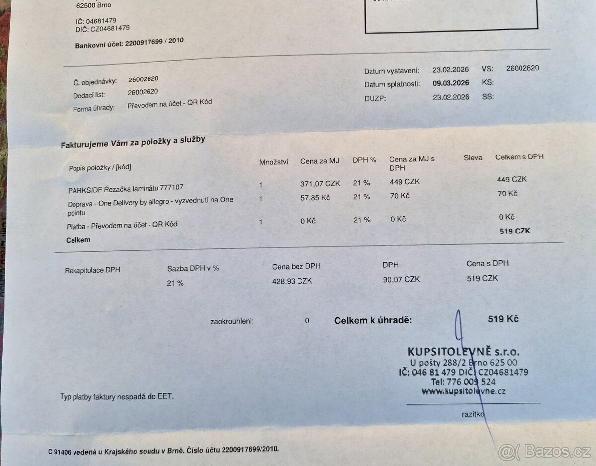 Řezačka laminátové podlahy - 2
