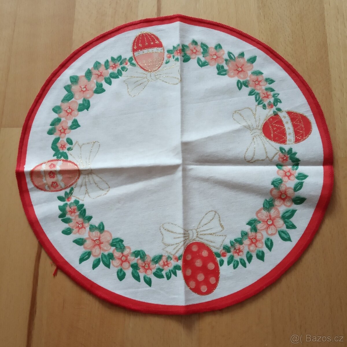 VELIKONOČNÍ DEČKA, PROSTÍRÁNÍ HNĚDÉ, UBRUSY, RUČNÍKY, DEČKY - 2