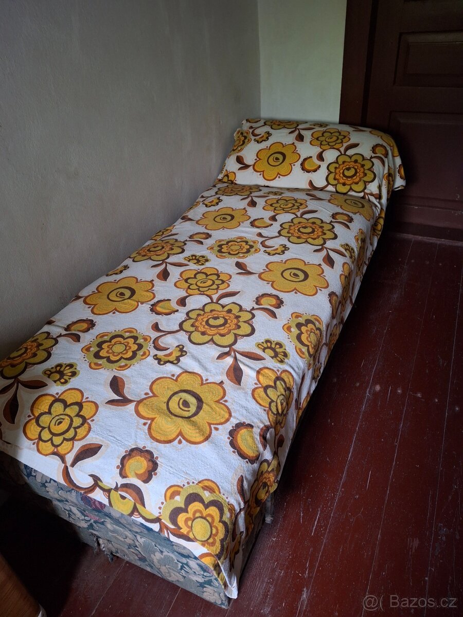 Rozkladací otoman retro - 2