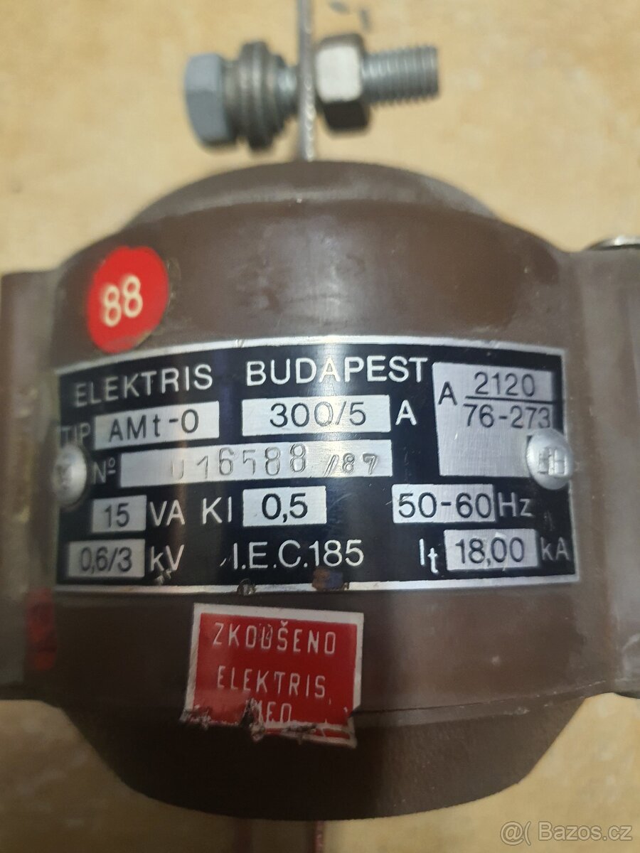 Proudové měřící transformátory - 2