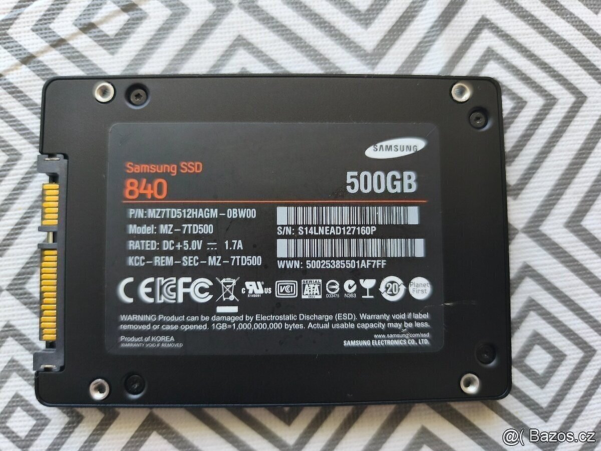 SSD disk Samsung 840 – 500 GB - 2