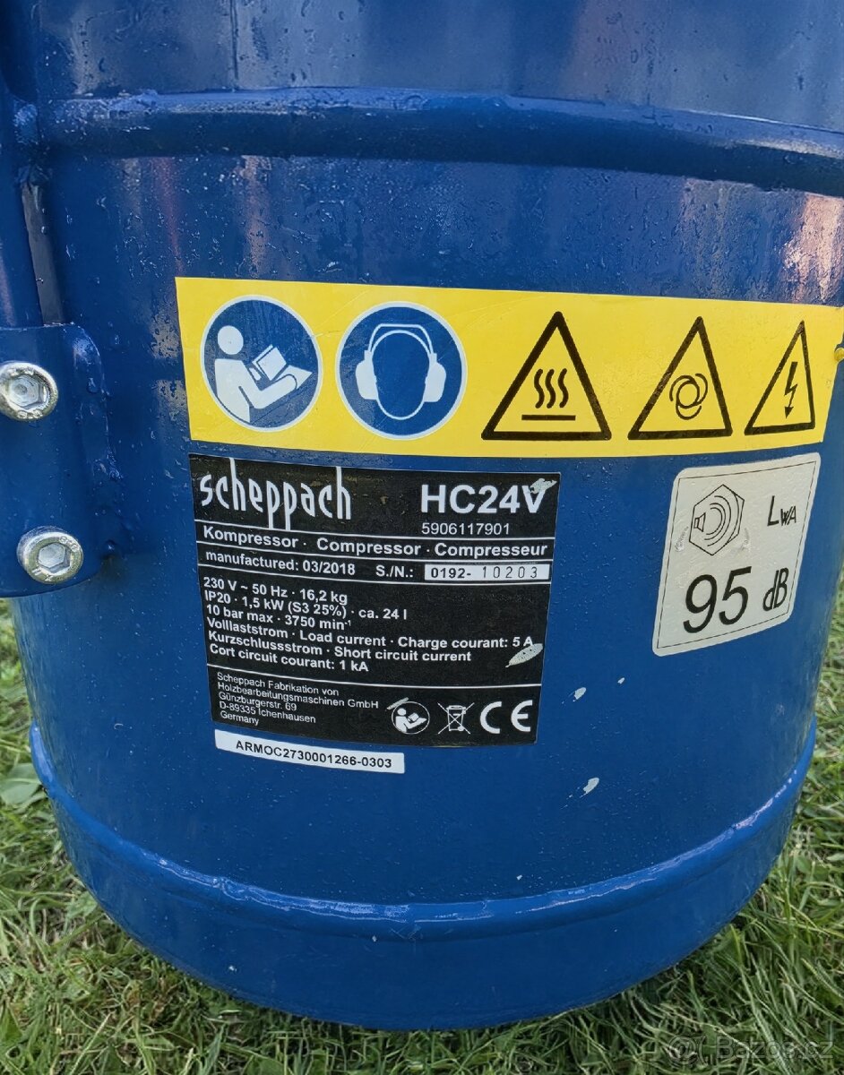 Prodám kompresor Scheppach HC24V - 2