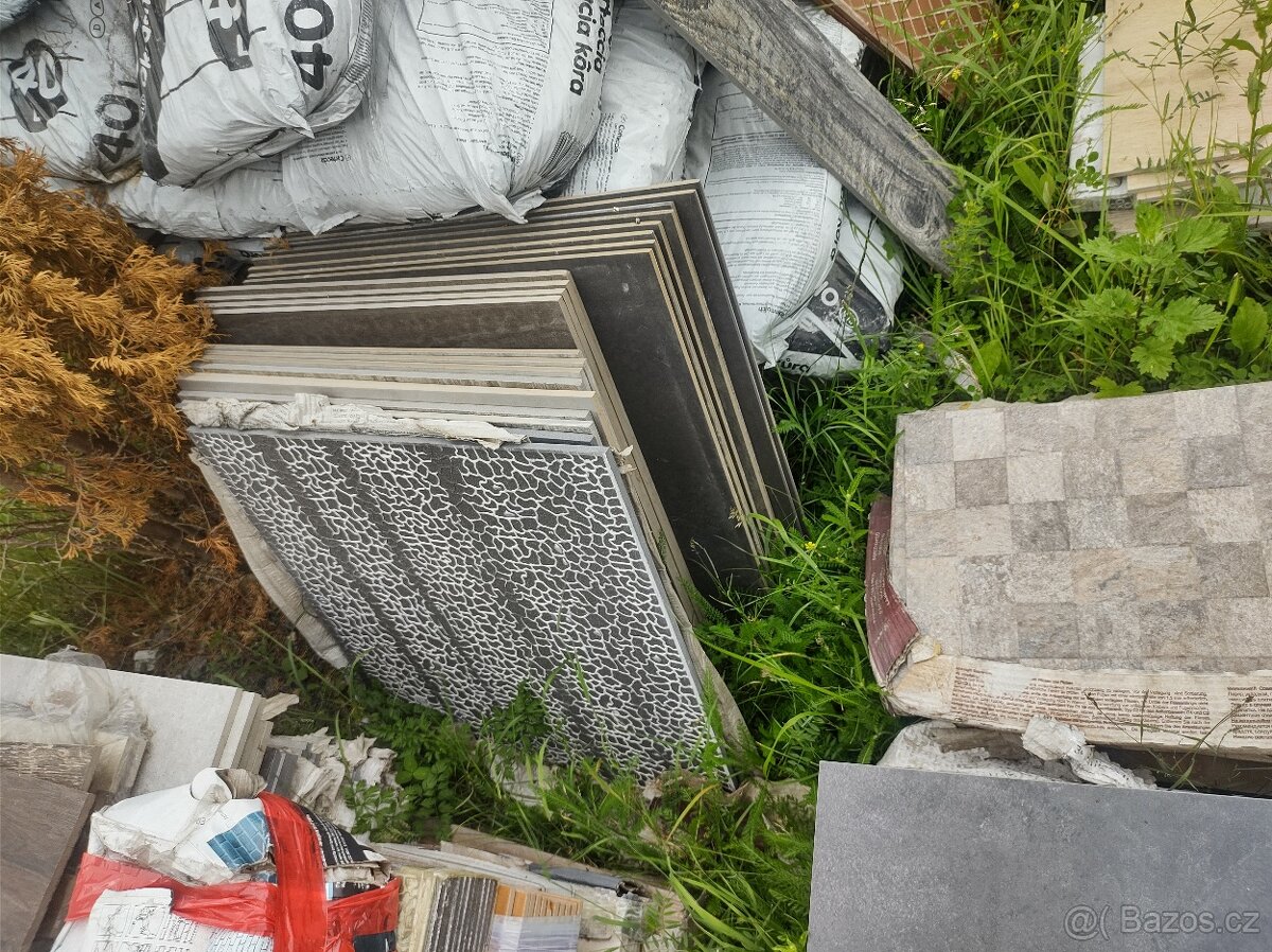 Dlažby a obklady - zbytky ze stavby-nové - 2