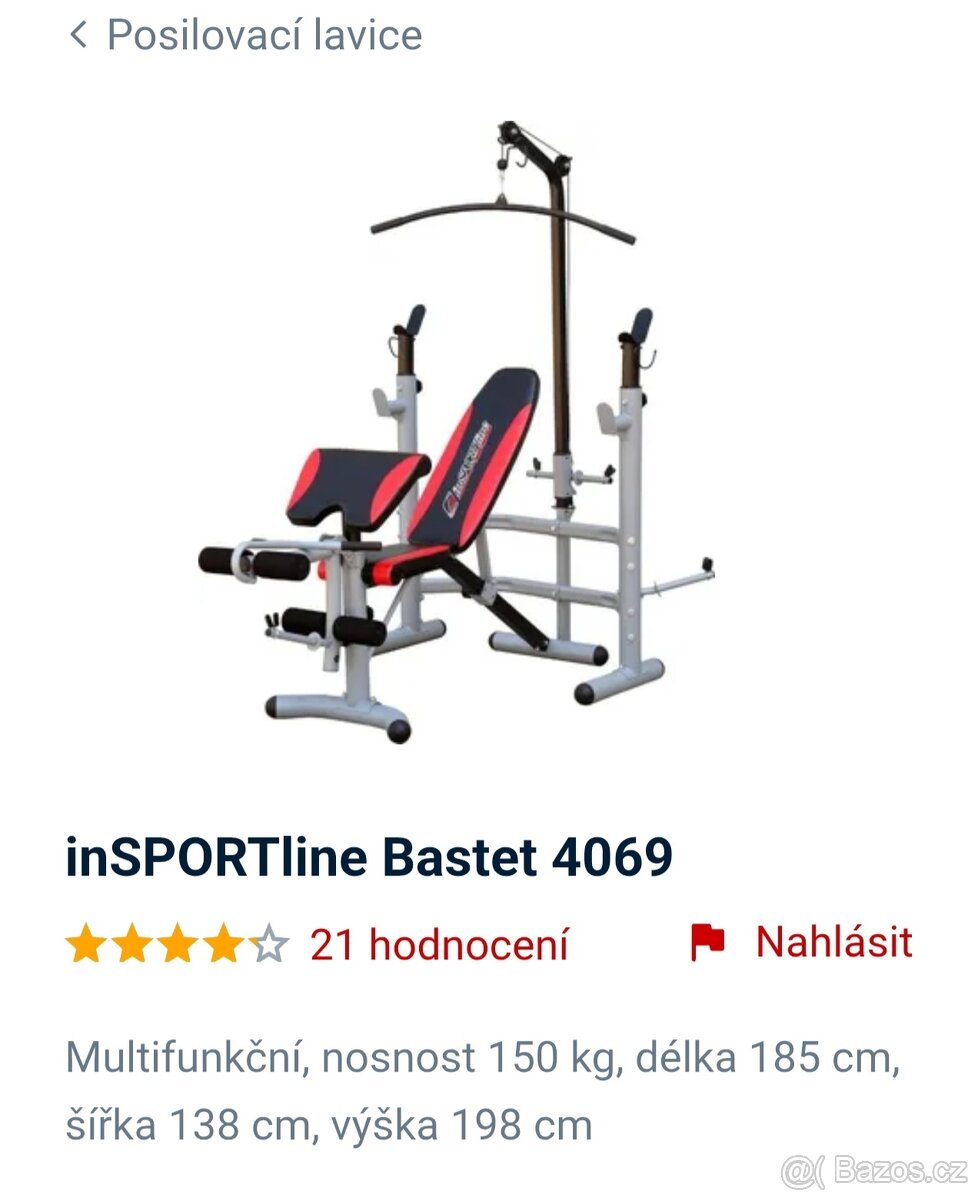 Posilovací lavice - 2