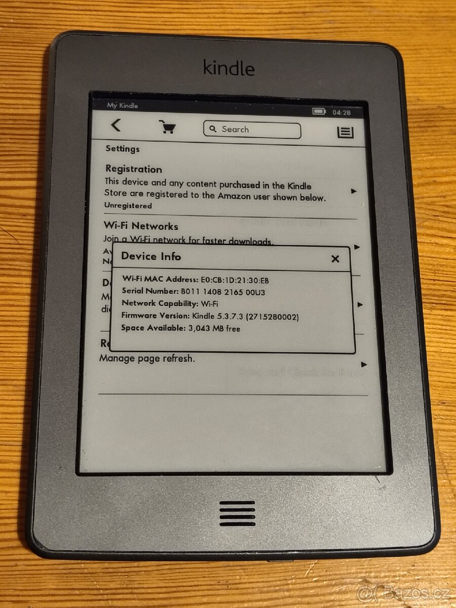 Čtečka knih Amazon Kindle 5.gen - 2