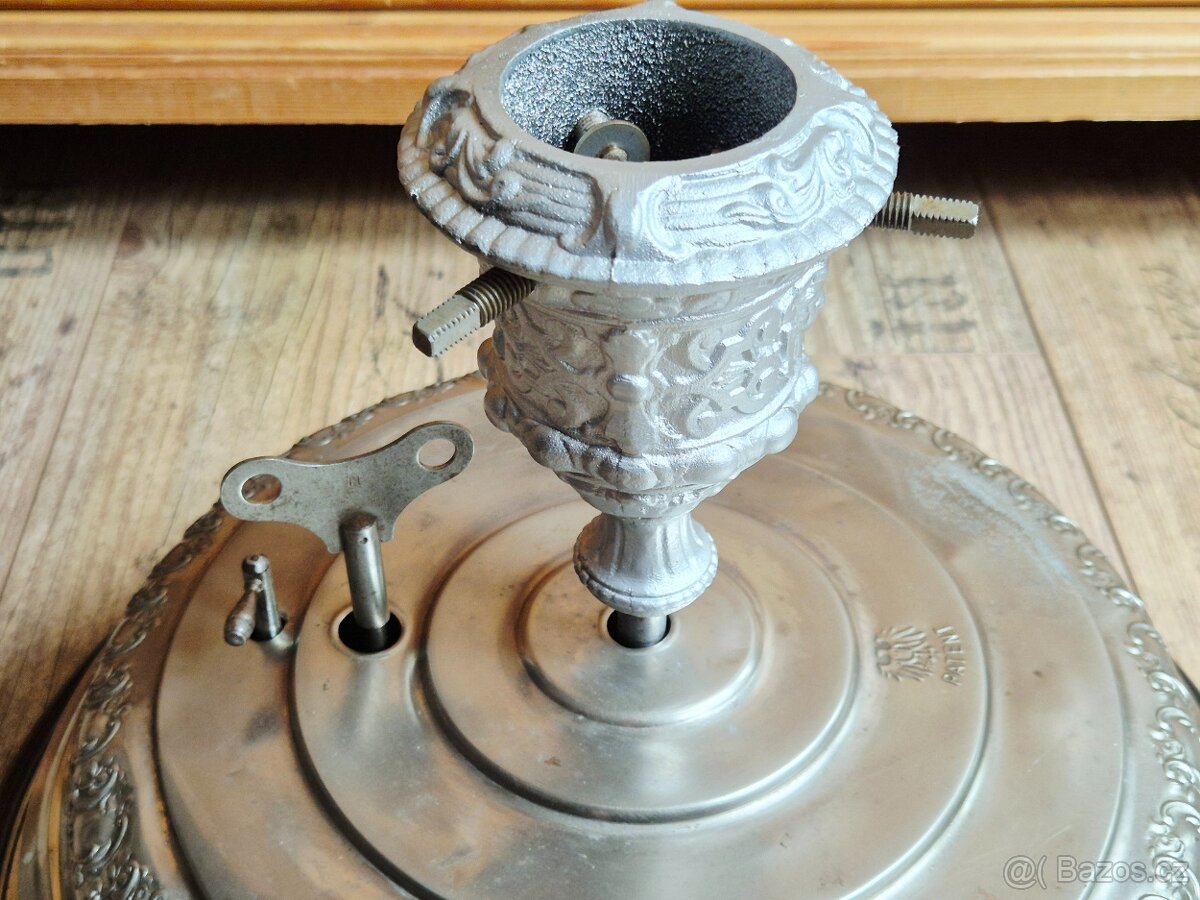 Starožitný hudební automat se zvonky, stojan, 1890 - 2