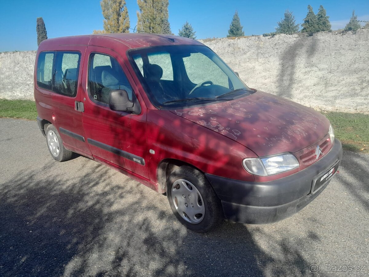 Citroen Berlingo 1.9 D 51kw 2002 Nová STK Koupené vČR - 2