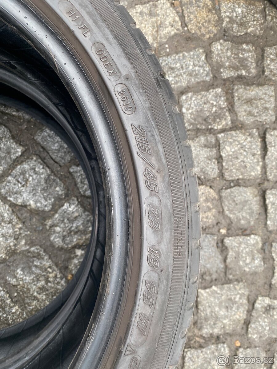 215/45/18 letní 2ks Michelin - 2