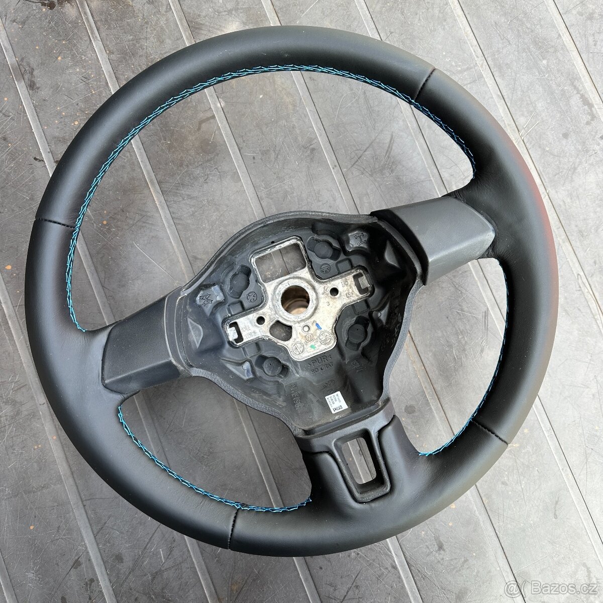 Vw Polo 6R/Caddy nový kožený volant - 2