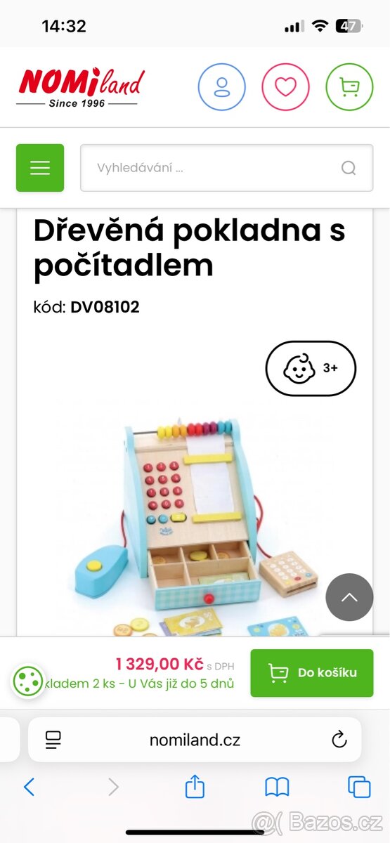 Dřevěná pokladna s počítadlem - 2