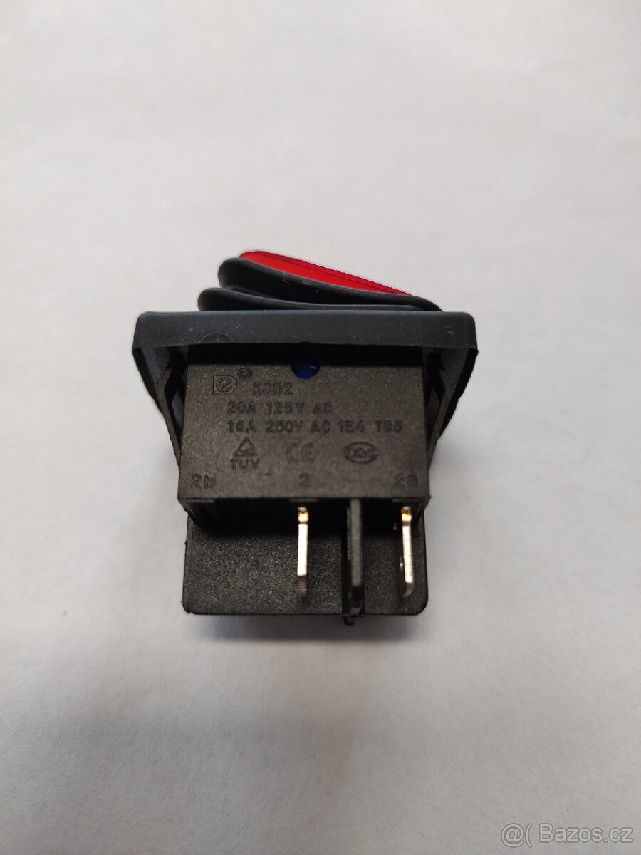 Kolébkový vypínač 250V - 2